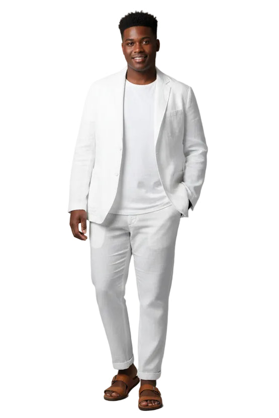 Ensemble de costume en lin