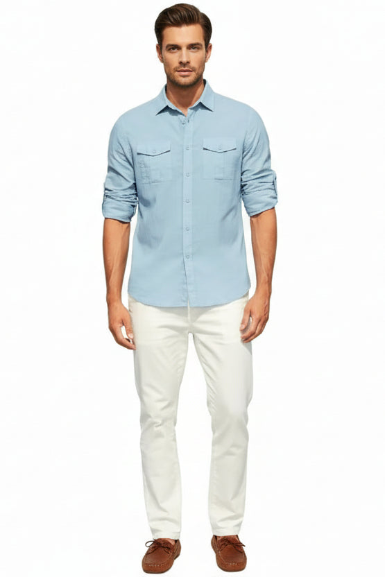 Chemise à manches longues