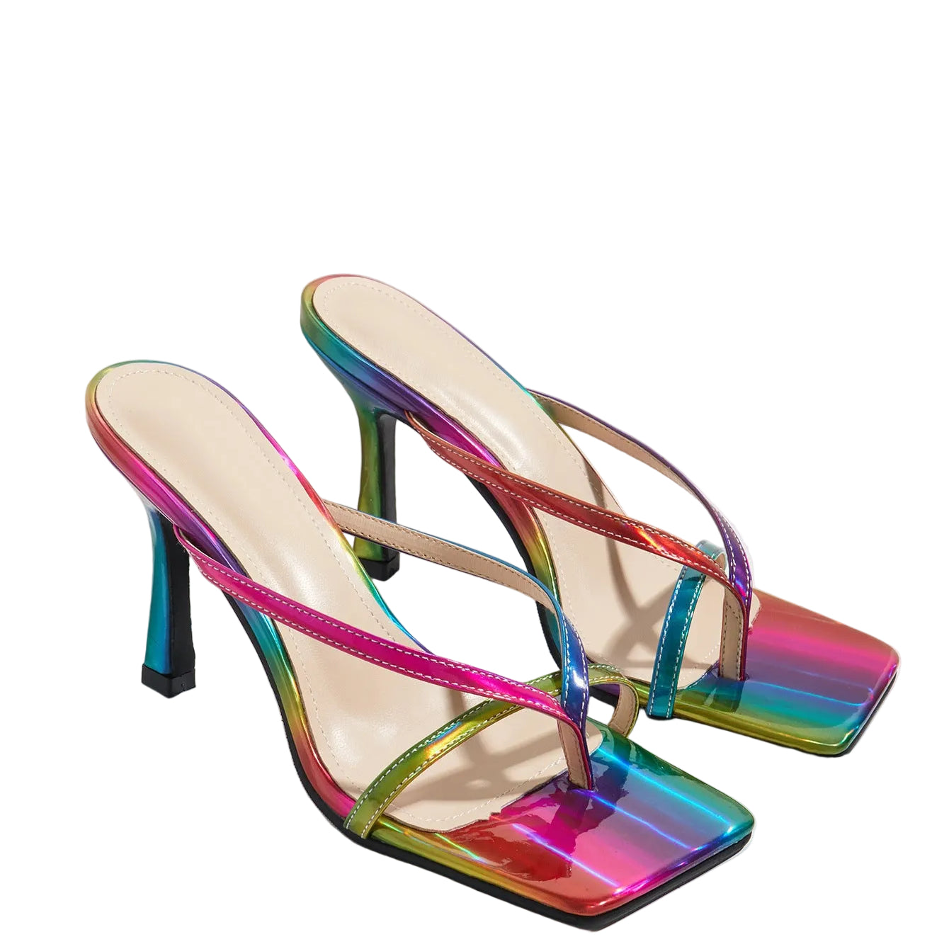 Chaussures  tongs colorées