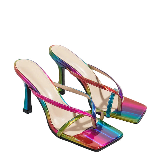 Chaussures  tongs colorées