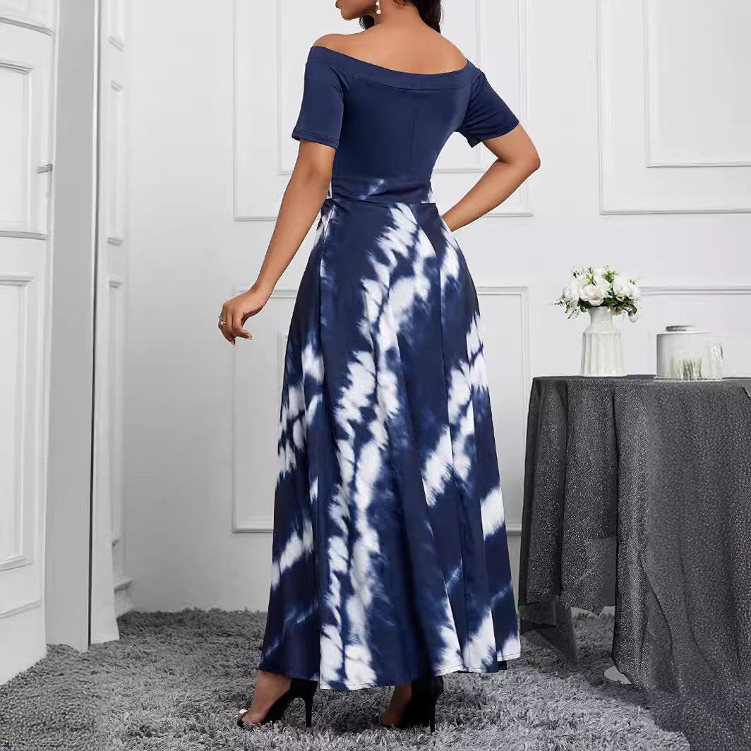 Elegant One-Shoulder Design Dress for WomenSpring and Summer New Arrival, Unique Style
