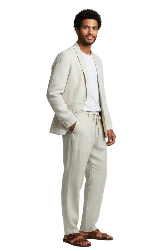 Ensemble de costume en lin