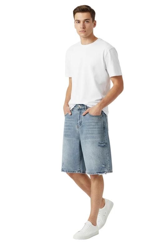 Short en denim