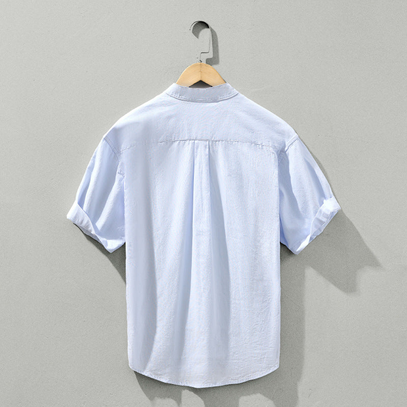 Men's short sleeved shirt loose top