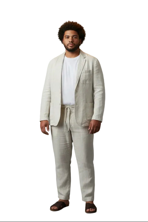 Ensemble de costume en lin