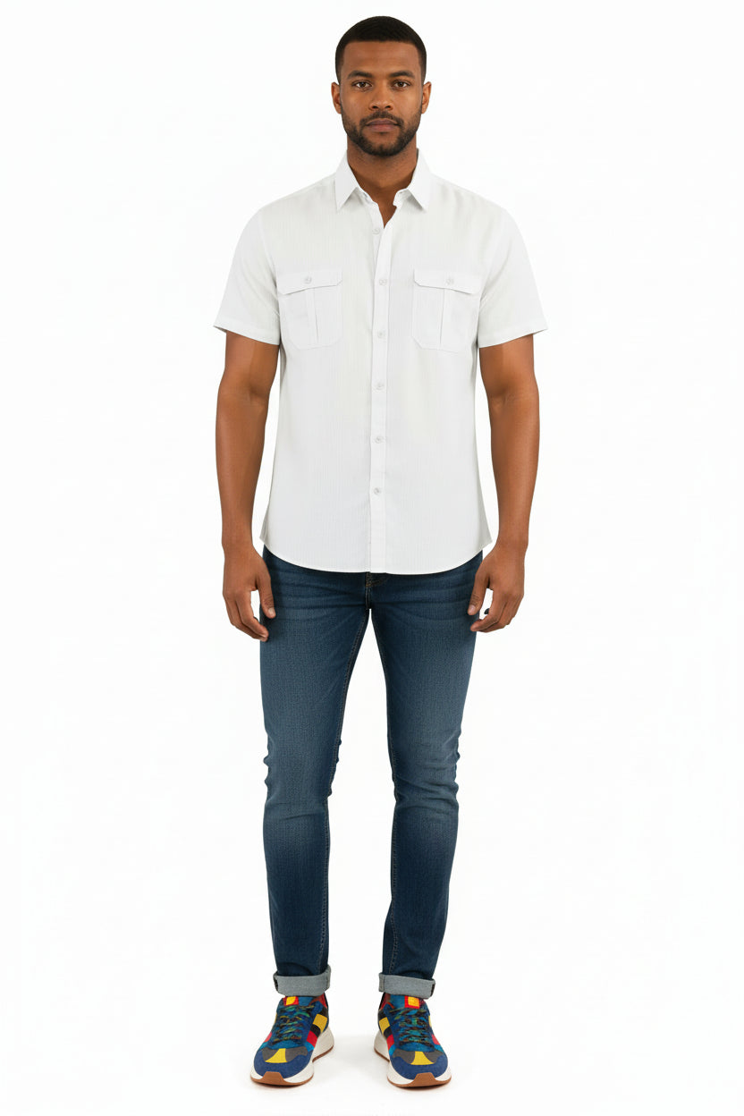 Chemise à manches courtes