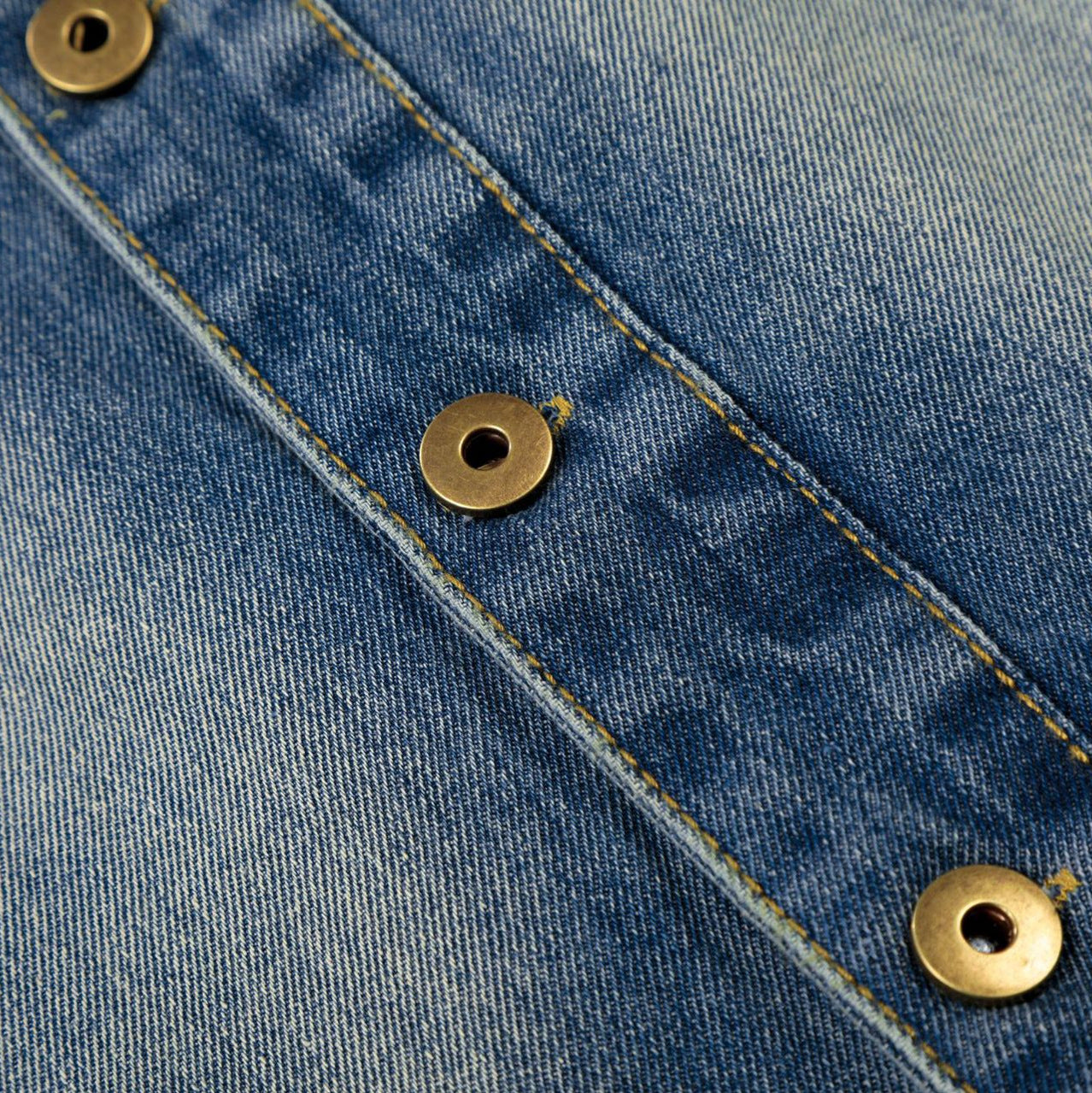 Vintage distressed washed stand up collar slim fit denim jacket