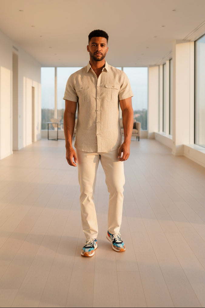 Chemise à manches courtes