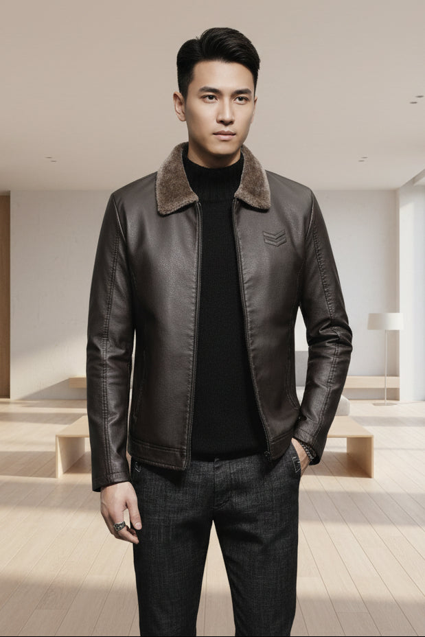 Veste en cuir