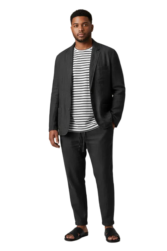 Ensemble de costume en lin