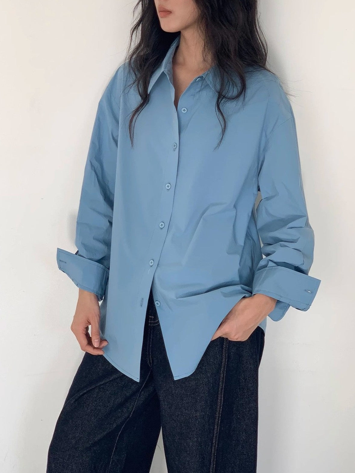 Long Sleeve Shirt  Casual Loose Vintage Blouse