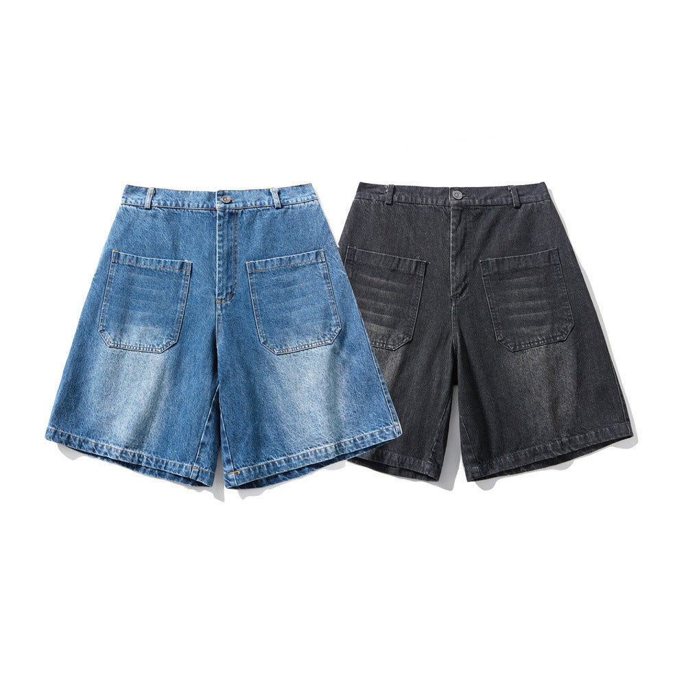 Laundry workwear denim shorts