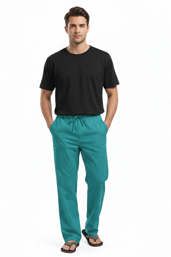 Pantalon droit à cordon