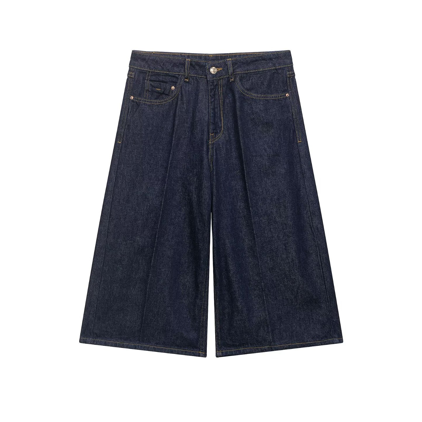 Cowboy Long Loose Straight Casual Shorts