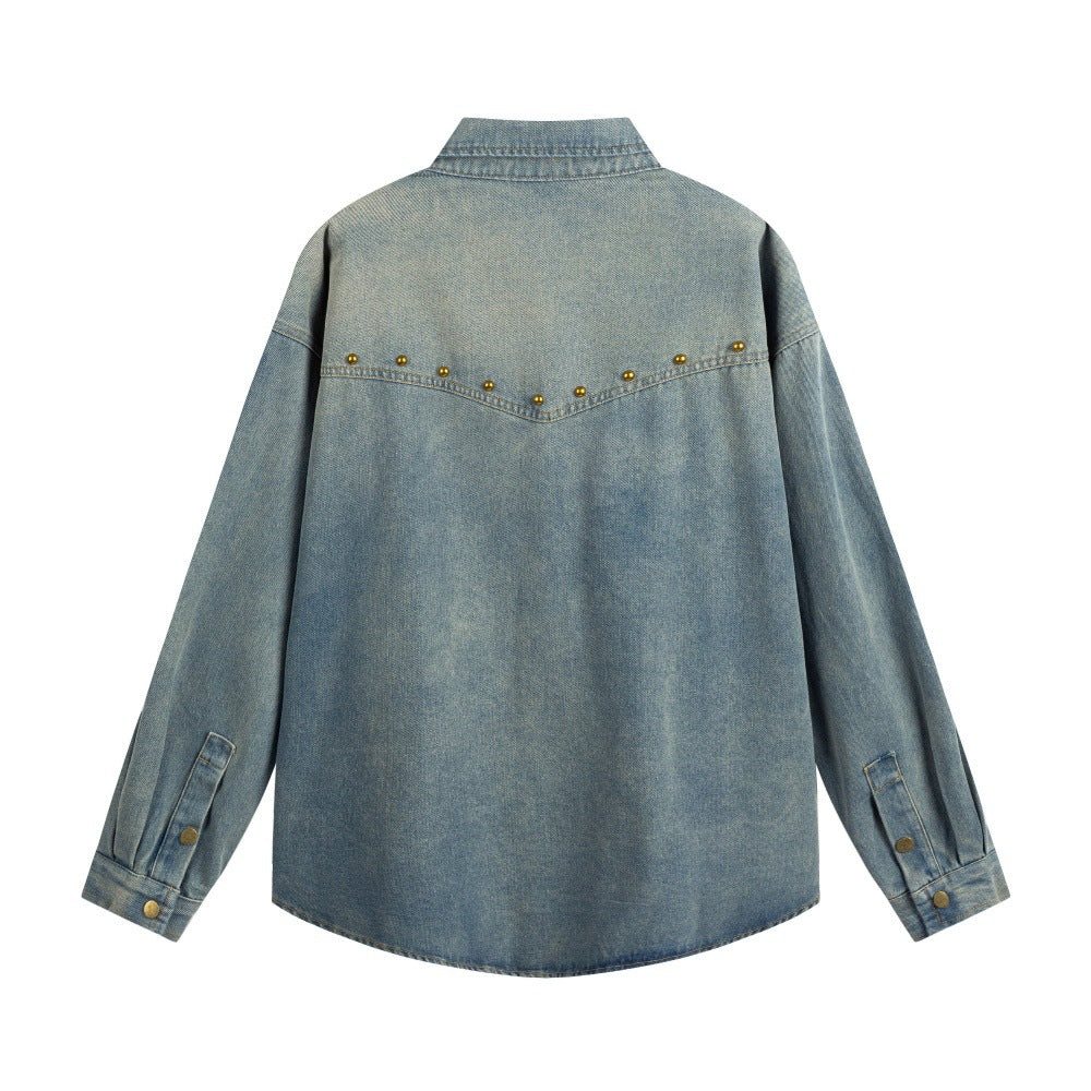 Make old washed denim shirts