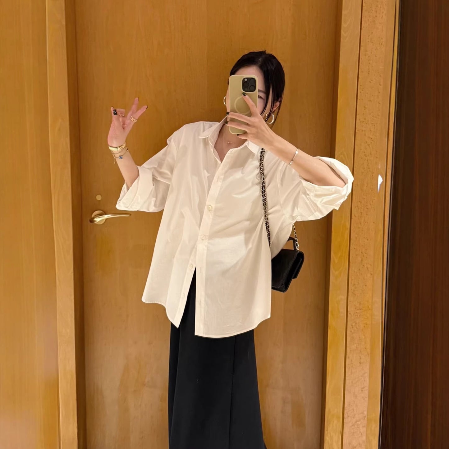 Loose Lazy Elegant Versatile Oversized Blouse