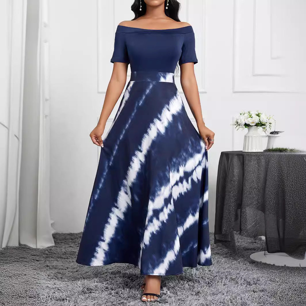 Elegant One-Shoulder Design Dress for WomenSpring and Summer New Arrival, Unique Style