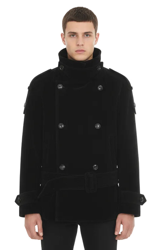 Veste mi-longue