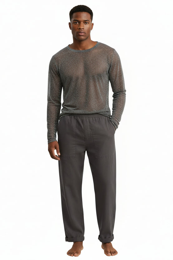 Pantalon à taille élastique