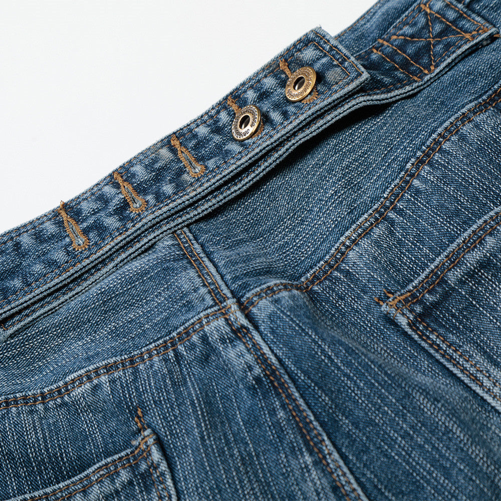 Loose wide leg denim pants