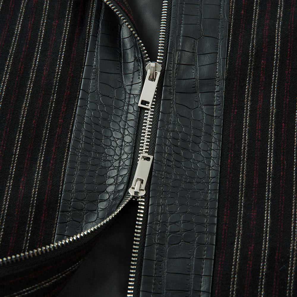 Vertical striped jacket