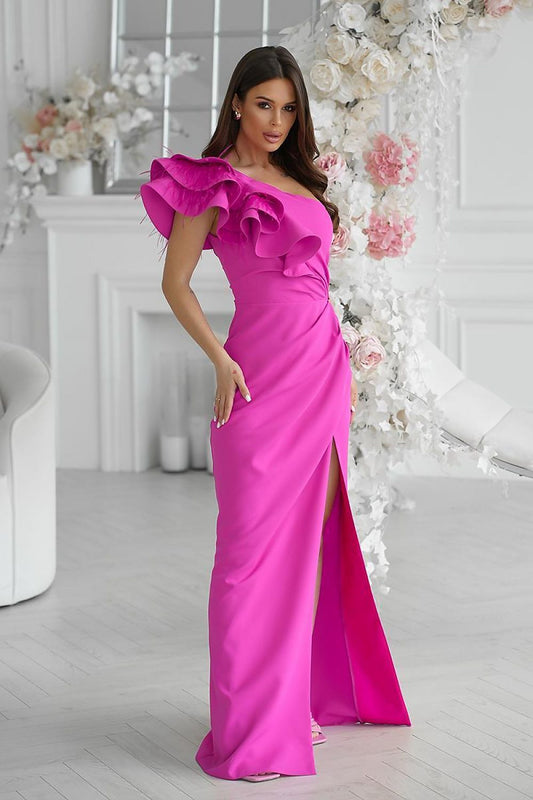 Robe longue Bicotone