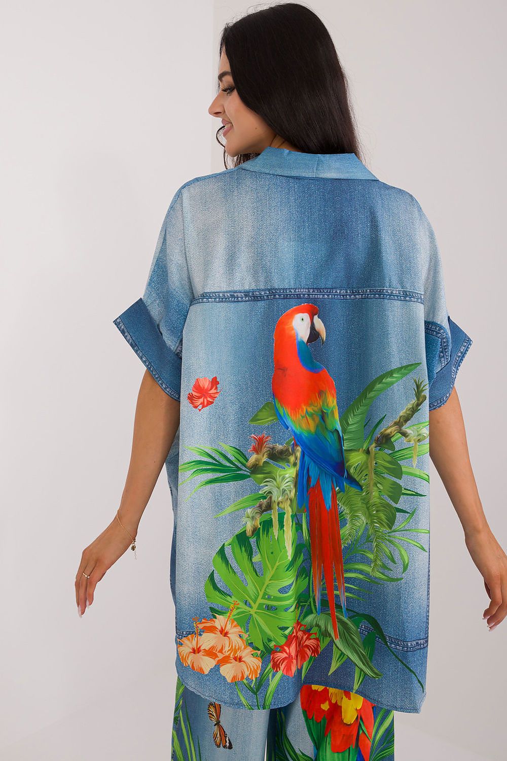  Chemise manche courte model 198371 Italy Moda 