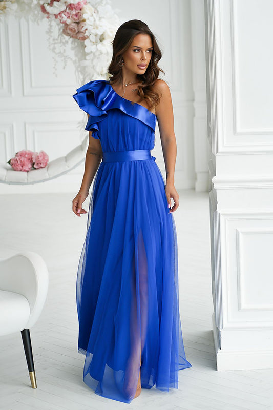 Robe longue Bicotone