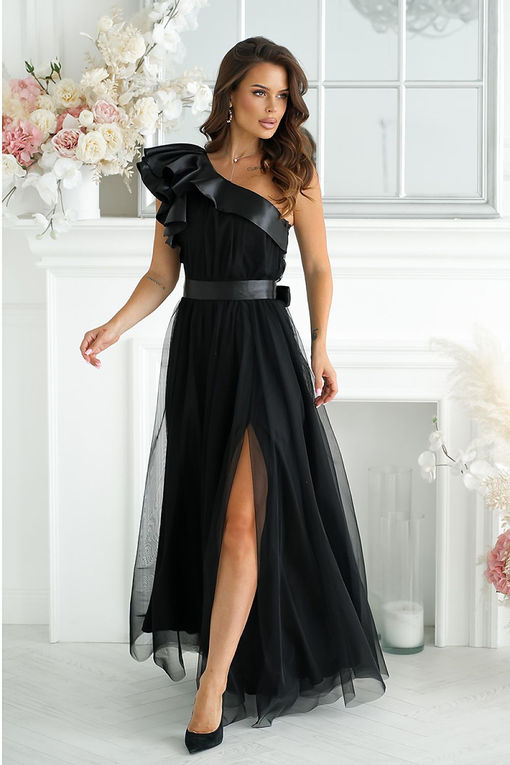 Robe longue Bicotone