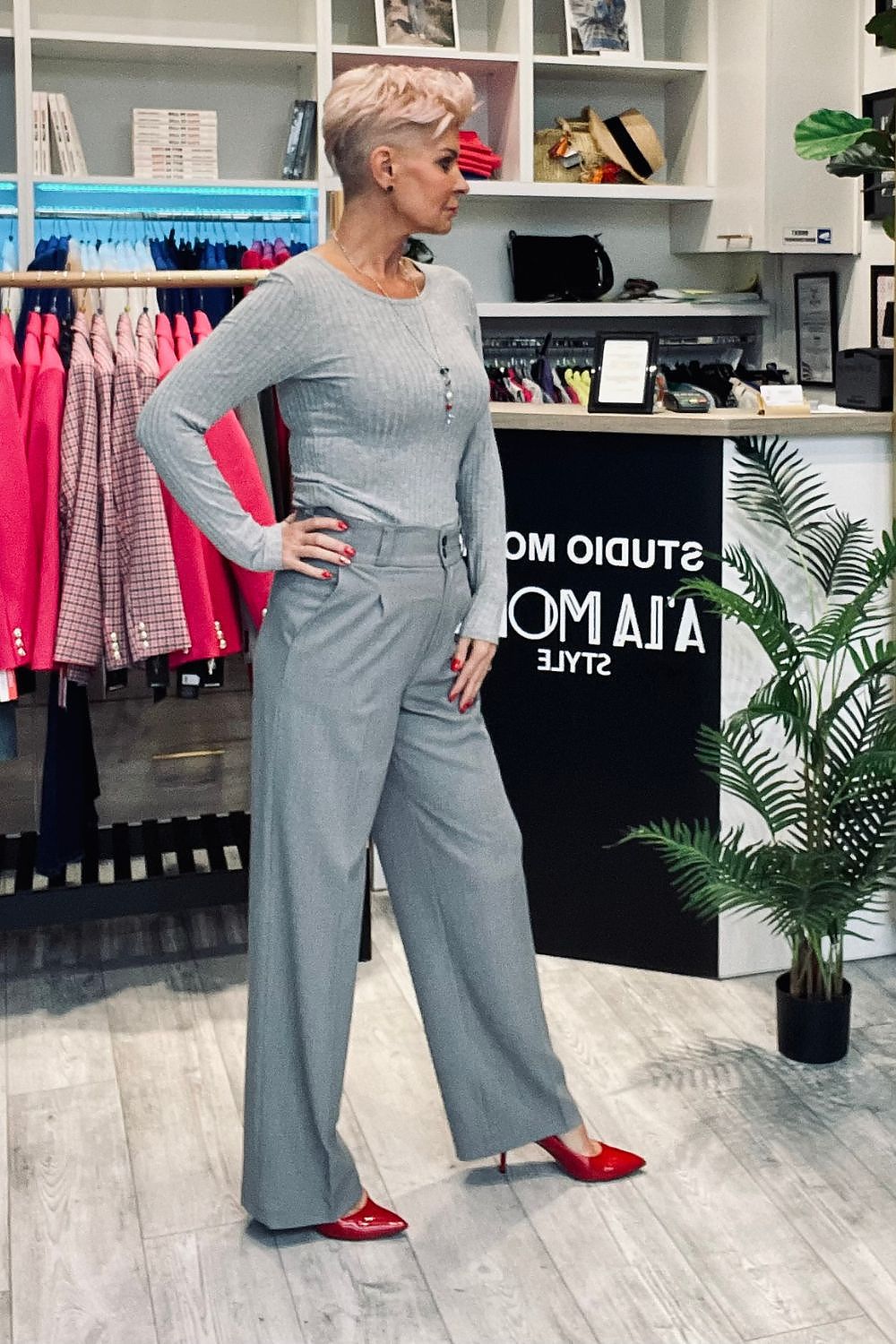  Pantalon femme model 200795 Cabba 