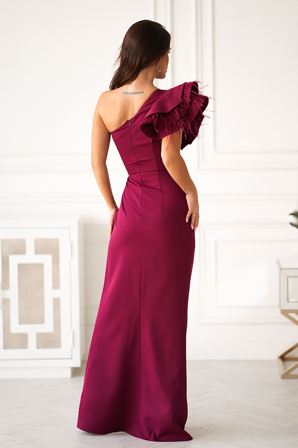 Robe longue Bicotone