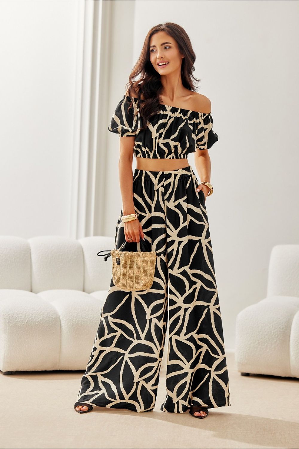  Pantalon femme model 214535 Roco Fashion 