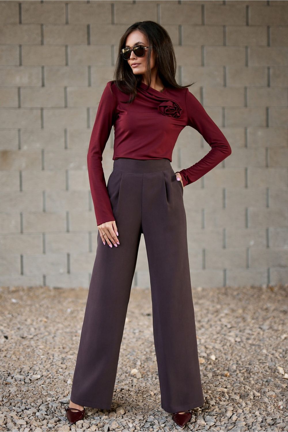  Pantalon femme model 216487 Roco Fashion 