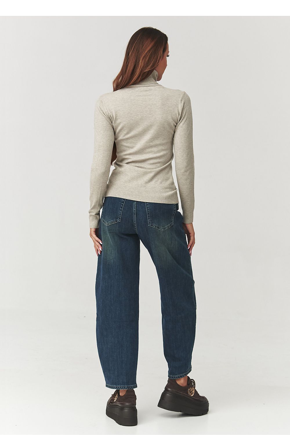  Col roulé model 219740 Makadamia 