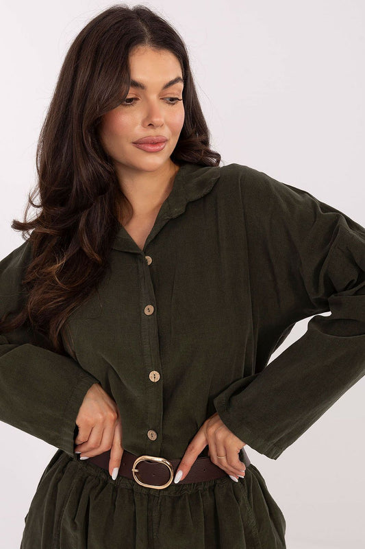  Chemise manche longue model 220823 Italy Moda 