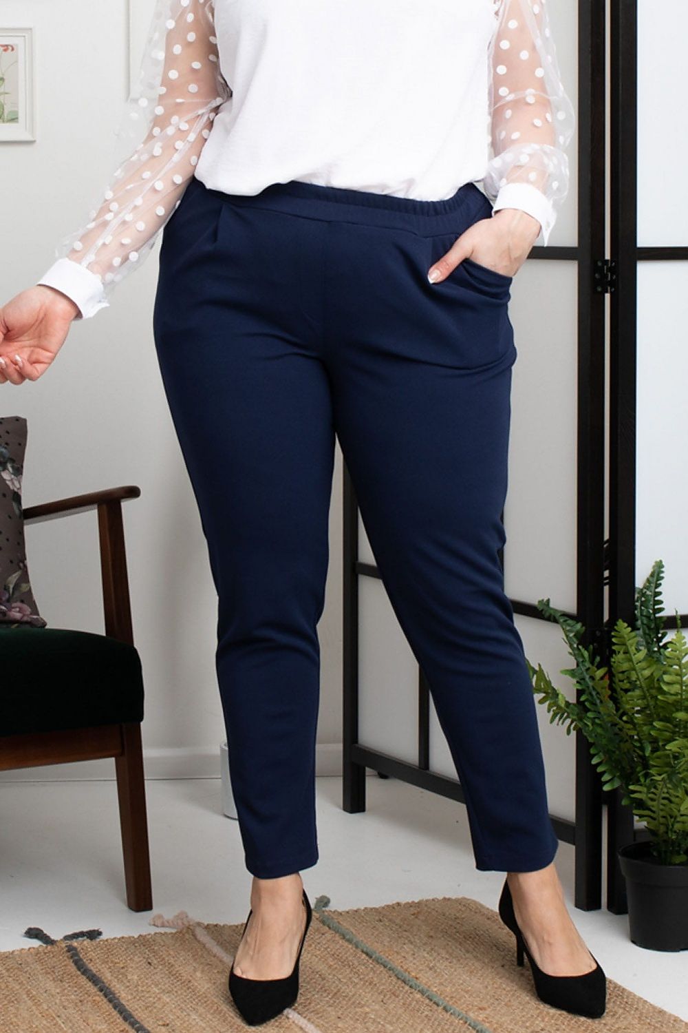 Pantalon taille plus